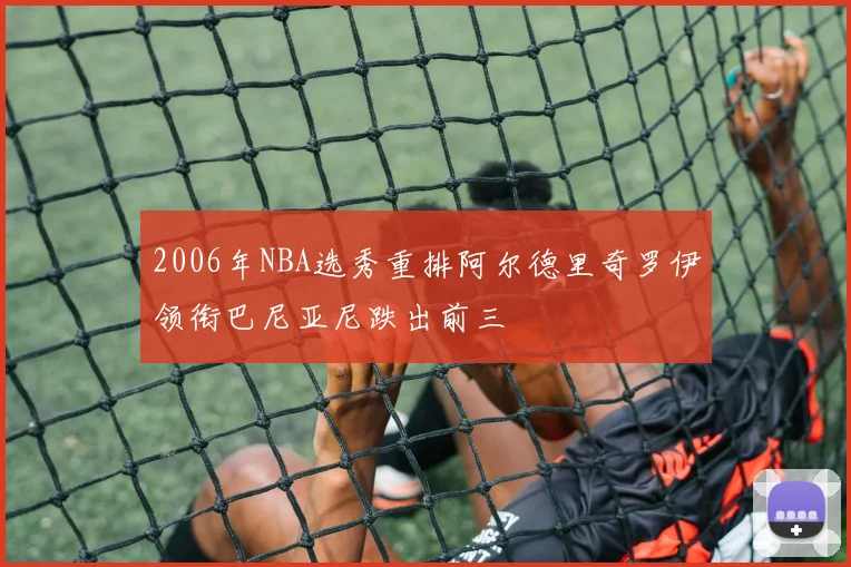 2006年NBA选秀重排阿尔德里奇罗伊领衔巴尼亚尼跌出前三